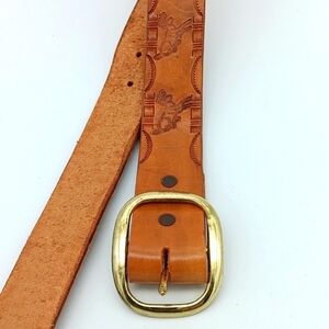 Vintage Leather Belt 45 inch